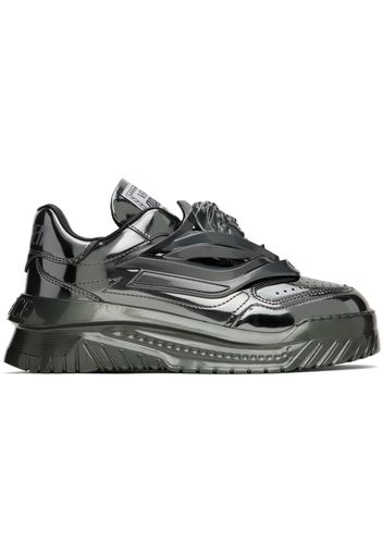 Versace Gunmetal Odissea Sneakers