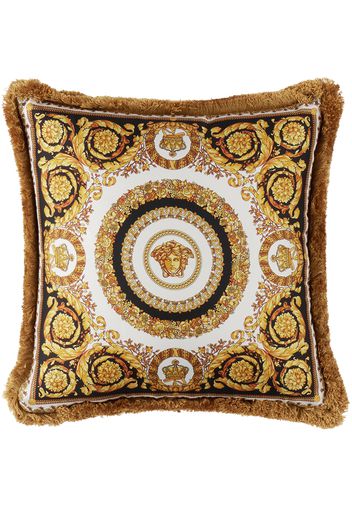 Versace Gold & Black Crete De Fleur Cushion