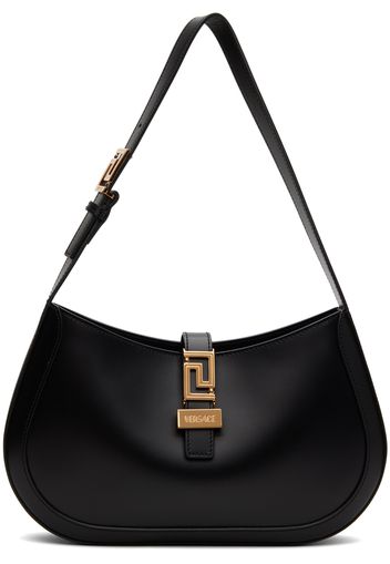 Versace Black Greca Goddess Bag