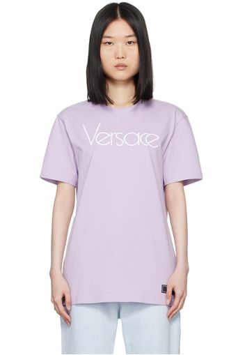 Versace Purple 1978 Re-Edition Logo T-Shirt