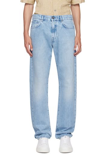 Versace Blue Regular-Fit Jeans