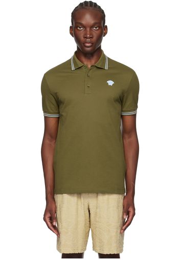 Versace Green Medusa Polo