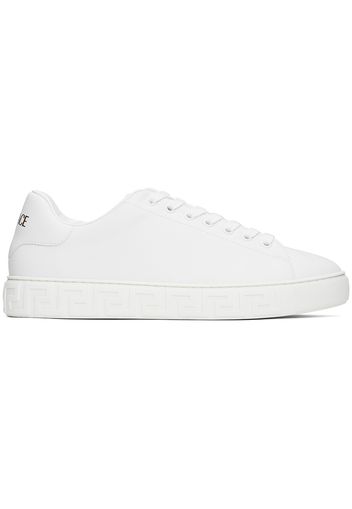 Versace White Greca Sneakers