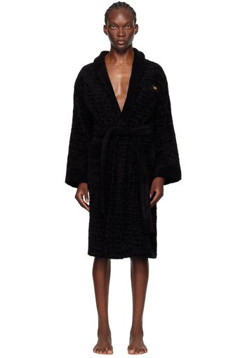 Versace Underwear Black Icon Robe