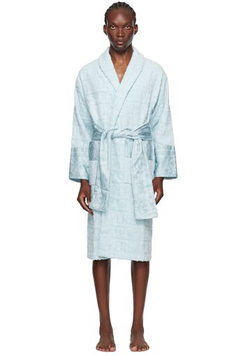 Versace Underwear Blue 'I Heart Baroque' Robe