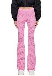 Versace Pink 'La Greca' Lounge Pants