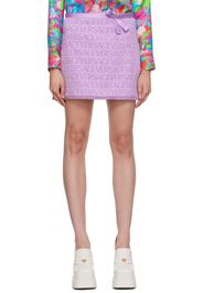 Versace Purple Dua Lipa Edition Miniskirt