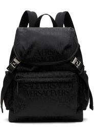 Versace Black 'Versace' Allover Neo Backpack