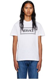 Versace White Embroidered T-Shirt