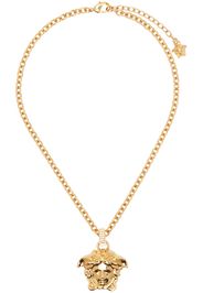 Versace Gold Crystal 'La Medusa' Necklace