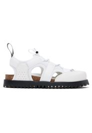 Versace White Medusa Track Sandals