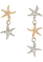 Versace Silver & Gold Barocco Sea Drop Earrings