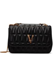 Versace Black Virtus Shoulder Bag