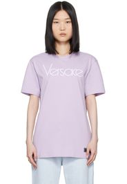 Versace Purple 1978 Re-Edition Logo T-Shirt