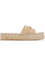 Versace Beige Medusa '95 Espadrille Sandals