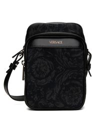 Versace Black Barocco Crossbody Pouch