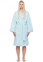 Versace Underwear Blue Medusa Robe