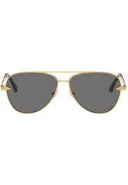 Versace Gold Avanti Pilot Sunglasses