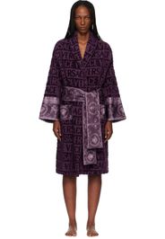 Versace Purple 'I Heart Baroque' Bathrobe