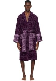 Versace Purple 'I Heart Baroque' Bathrobe