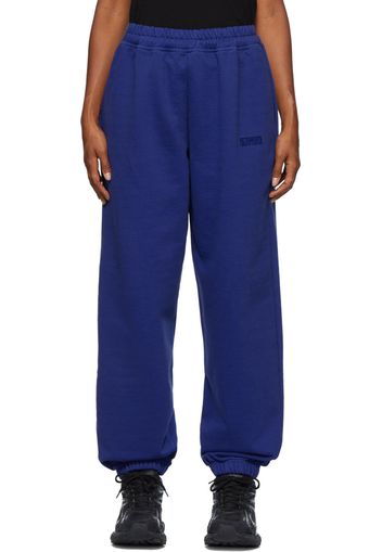 VETEMENTS Blue Baggy Lounge Pants