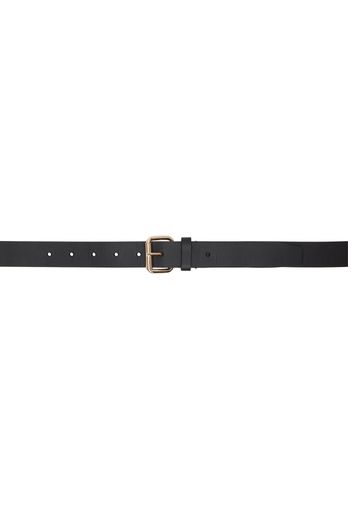 VETEMENTS Black Iconic Logo Belt