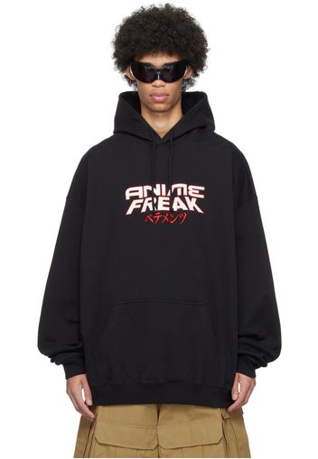 VETEMENTS Black 'Anime Freak' Hoodie