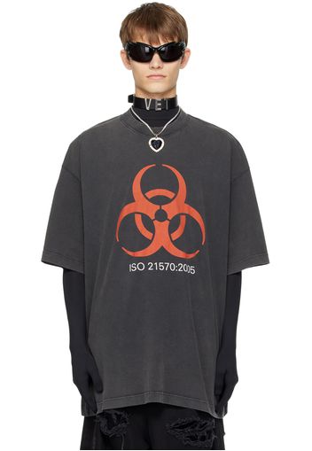 VETEMENTS Gray 'Genetically Modified' T-Shirt