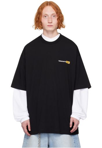 VETEMENTS Black XXX Logo T-Shirt