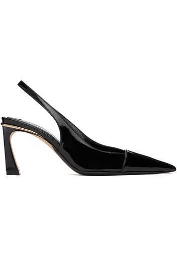 Victoria Beckham Black 75mm Slingback Heels