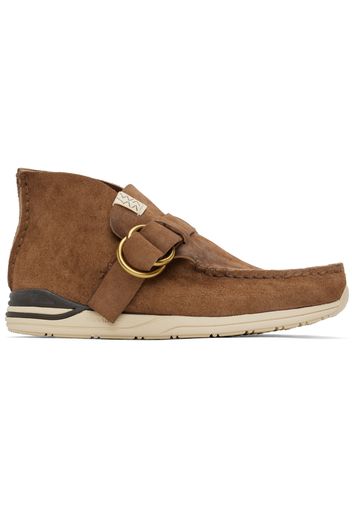 visvim Brown Skynrd Ring Moc-Folk Sneakers