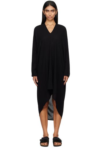 visvim Black Ruana Midi Dress