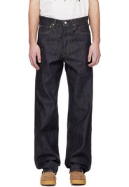visvim Navy Social Sculpture 01 Ex WD Unwashed Jeans