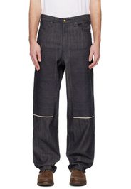 visvim Navy Carpenter Jeans