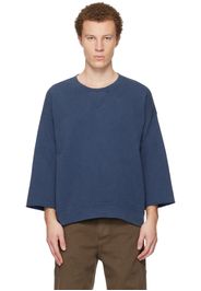 visvim Blue Jumbo SB 3/4 DMGD Sweatshirt