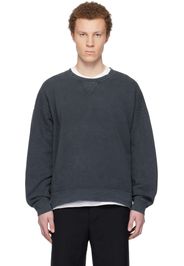 visvim Black Jumbo SB L/S DMGD Sweatshirt