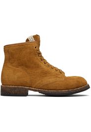 visvim Tan Brigadier Mid-Folk Boots