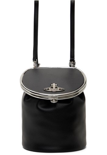 Vivienne Westwood Black Olive Round Frame Backpack