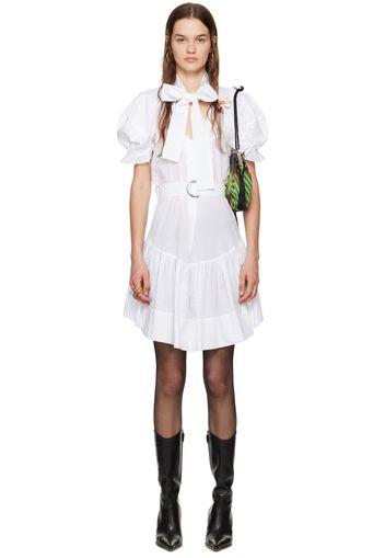 Vivienne Westwood White Football Heart Minidress