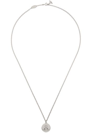 Vivienne Westwood Silver Janus Pendant Necklace