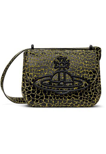 Vivienne Westwood Black & Yellow Linda Crossbody Bag