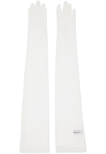 Vivienne Westwood White Classic Tulle Opera Gloves