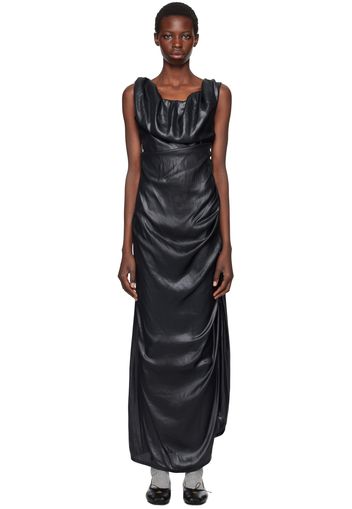 Vivienne Westwood Black Ginnie Pencil Dress Maxi Dress