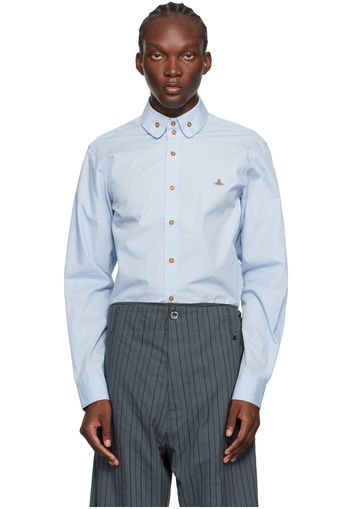 Vivienne Westwood Blue 2 Button Krall Shirt