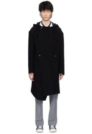 Vivienne Westwood Black & Navy Double-Breasted Reversible Coat