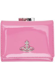 Vivienne Westwood Pink Small Frame Wallet