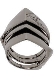 Vivienne Westwood Gunmetal Knuckleduster Ring