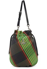 Vivienne Westwood Green Canvas Tar Drawstring Pouch