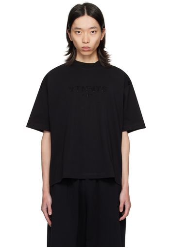 VTMNTS Black Paris Crystal T-Shirt