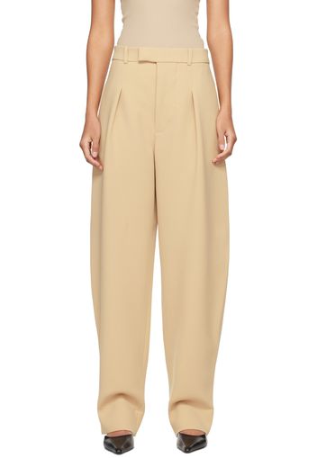 WARDROBE.NYC Beige Hailey Bieber Edition Trousers